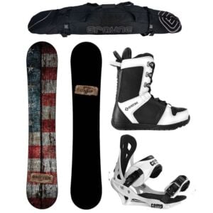 New Years Special Camp Seven Drifter and Summit Men's Snowboard Package