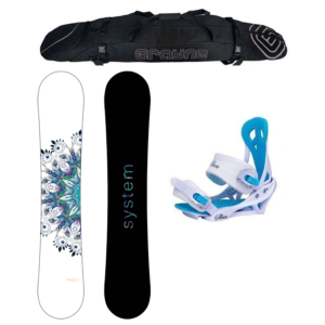 X-Mas Special System Flite and Mystic Women's Snowboard Package