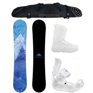 Special Women's  Snowboard Package System Juno and Lux Rear Entry Binding Package