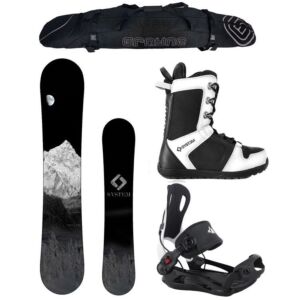 New Years Special Snowboard Package System MTN and MTN Rear Entry Bindings Complete