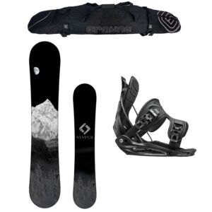 X-Mas Special System MTN and Flow Alpha MTN Men's Snowboard Package