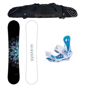 Special System MTNW and Mystic Women's Snowboard Package