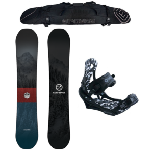 Special Camp Seven Redwood RCRX and APX Men's Snowboard Package