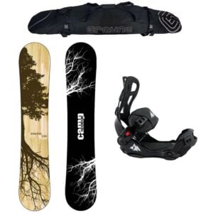 X-Mas Special Men's Snowboard Package Camp Seven Roots CRCX 2022 and System LTX Rear Entry Bindings 