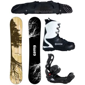 New Years Special Snowboard Package Roots and System LTX Rear Entry Bindings Complete