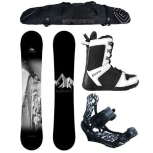 New Years Special System Timeless and APX Complete Snowboard Package