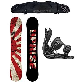 Special Camp Seven Uprise and Flow Men's Complete Snowboard Package
