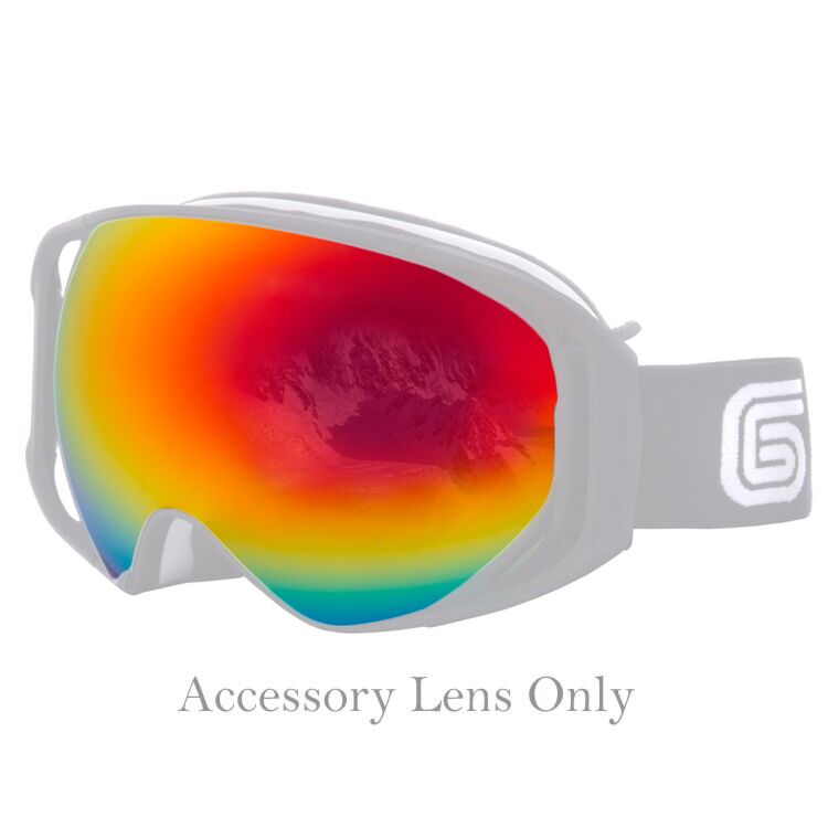 Grayne MTN Whiteout Goggle w/Goldrush Anti-Fog Lens and Bonus Night Lens! 