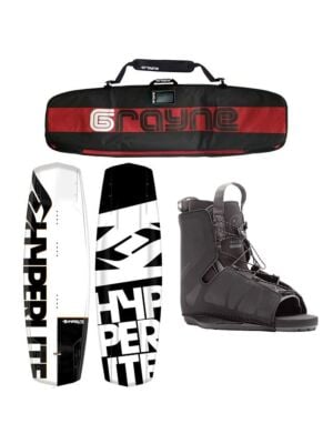 Hyperlite Agent 2022 Wakeboard Package With Frequency Bindings