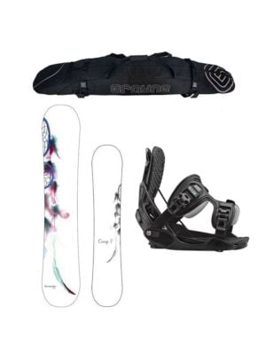 Special Dreamcatcher and Flow Bindings Women's Snowboard Package