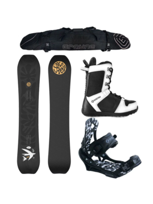 Special Salomon Highpath w/ APX Bindings Men's Complete Snowboard Package