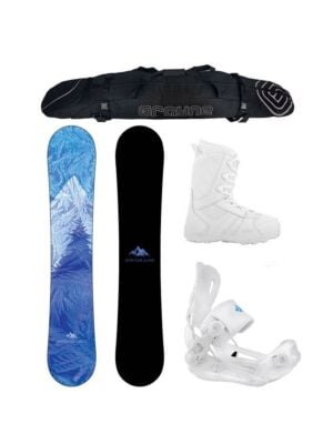 New Years Special Women's  Snowboard Package System Juno and Lux Rear Entry Binding Package