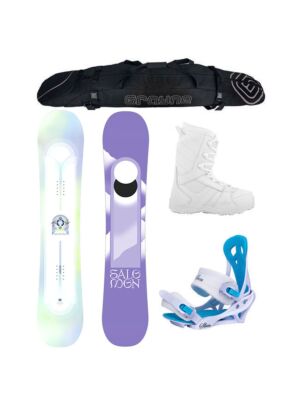 Special Salomon Lotus w/Mystic Bindings Women's Complete Snowboard Package