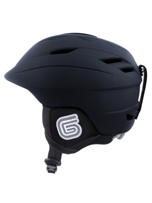 Grayne MTN Ski and Snowboard Helmet Black w/Audio Ready Liner