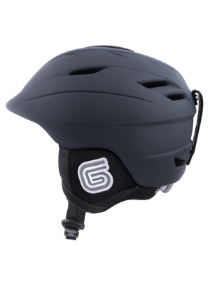 Grayne MTN Ski and Snowboard Helmet Grey w/Audio Ready Liner