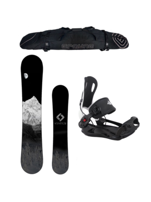 New Years Special System MTN and MTN Rear Entry Bindings Snowboard Package