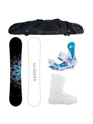 X-Mas Special System MTNW and Lux Complete Women's Snowboard Package