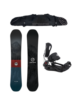 Special Snowboard Package Camp Seven Redwood and MTN Rear Entry Bindings 