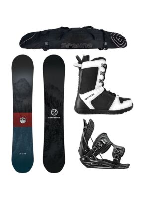New Years Special Camp Seven Redwood and Flow Complete Snowboard Package