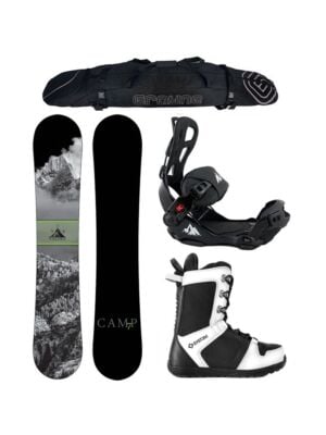 New Years Special Snowboard Package Camp Seven Valdez and LTX Rear Entry Bindings Complete 